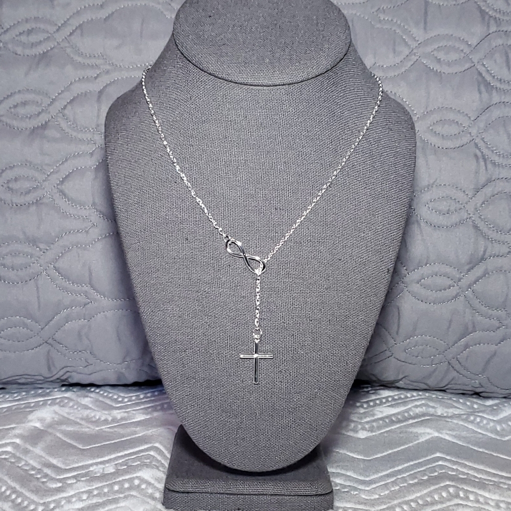 Infinity Cross Necklace